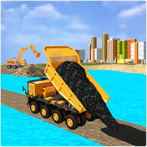 New City Road Construction 3D icon