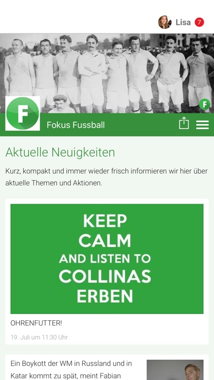 Fokus Fussball