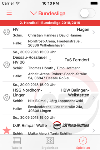 ASV Hamm-Westfalen Handball screenshot 2