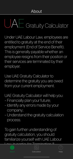 UAE Gratuity Calculator(圖4)-速報App