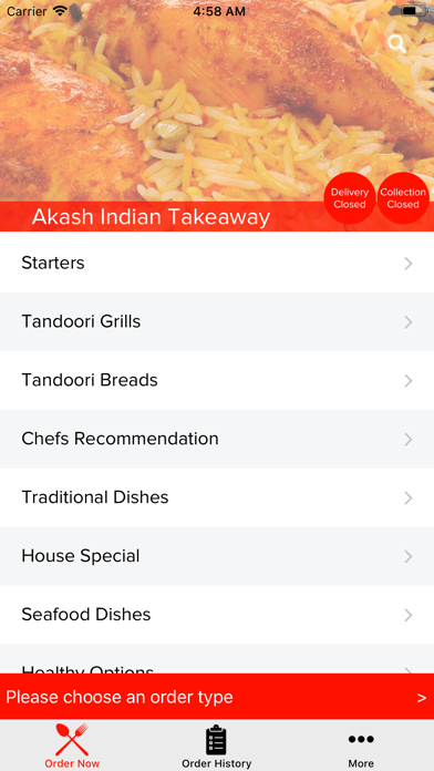 Akash Indian Takeaway SW18 5SB screenshot 2