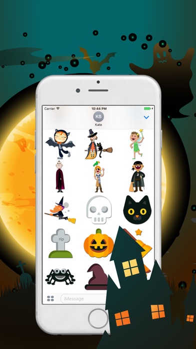 Cute And Scary Halloween Stickers screenshot 2