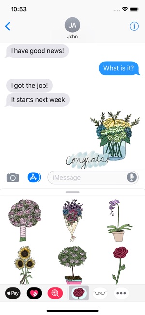 Flower Bouquet Stickers(圖2)-速報App