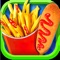 Street Fry Foods Cooking Games