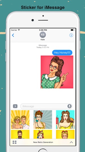 New Retro Generation Stickers – Guy & Girl(圖2)-速報App
