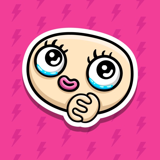 Pretty Funny Faces Stickers