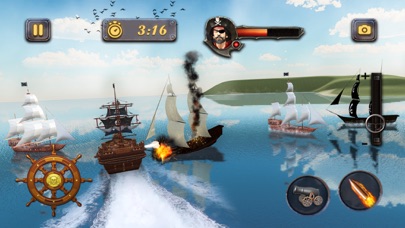 Pirate Ship Sea Battle 3D screenshot 3