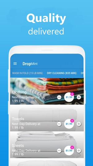 DropMint: Laundry On-Demand(圖1)-速報App