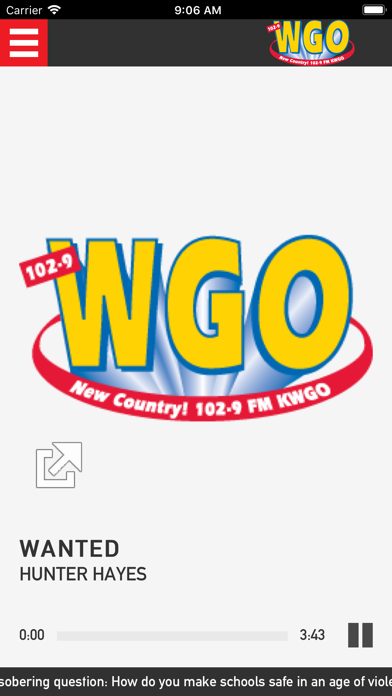 How to cancel & delete 102.9 WGO from iphone & ipad 1