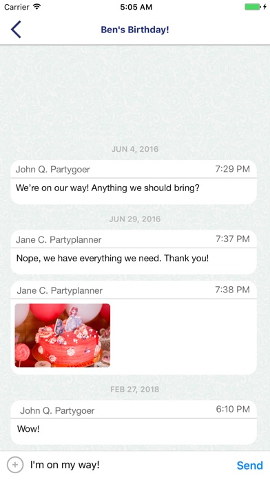 Invitecast Messenger screenshot 3