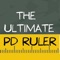 The Ultimate PD Ruler is a great way to easily get your pupillary distance (PD) for eyeglasses