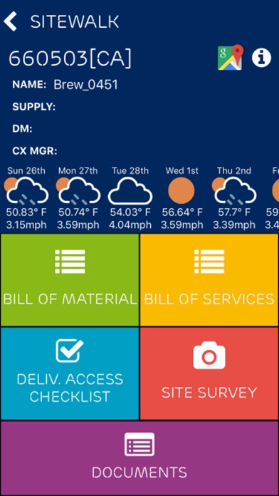 Ericsson Site Rollout screenshot 2