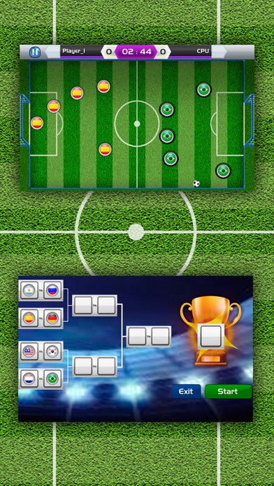 Soccer cap - Score goals with the finger screenshot 3