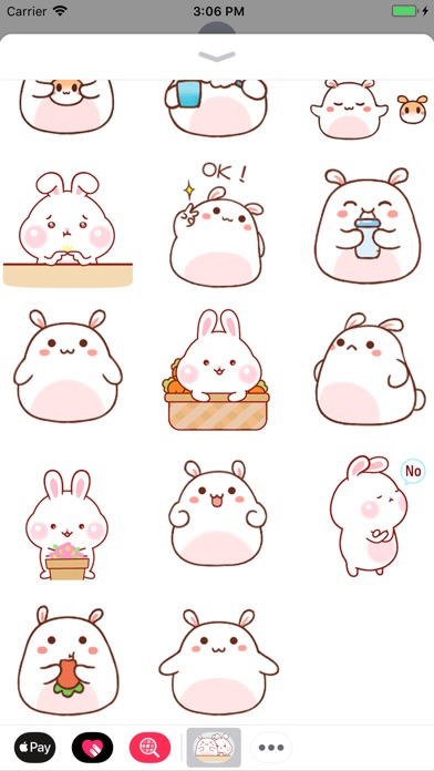 Bunny Couple Animated Stickers screenshot 3