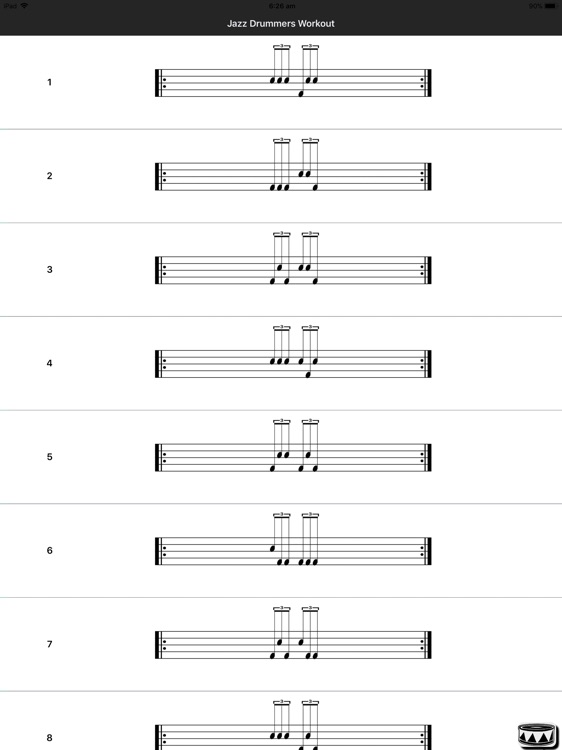 Jazz Drummers Workout