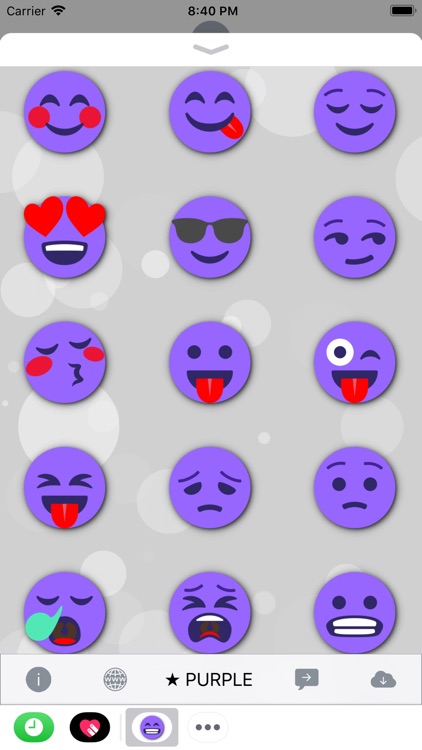 PURPLE Emoji • Stickers