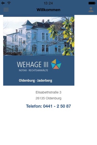 Wehage III Anwälte screenshot 2