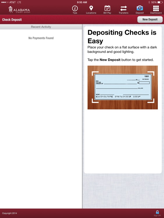 Alabama Credit Union - ACUmBranch℠ iPad Version