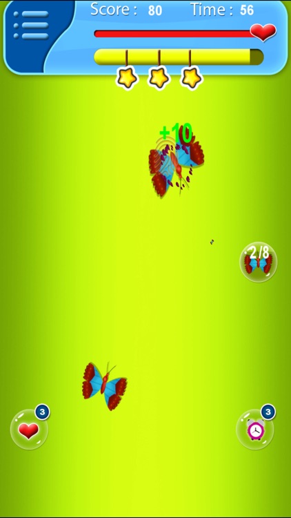 Butterfly And Bugs Bang Game screenshot-3