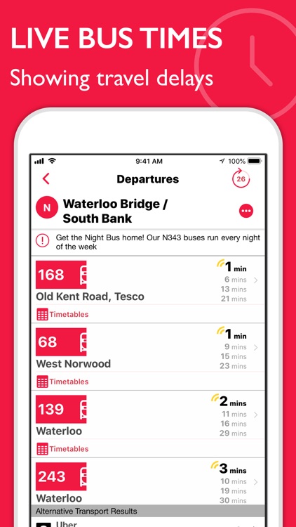 Bus Times London screenshot-0