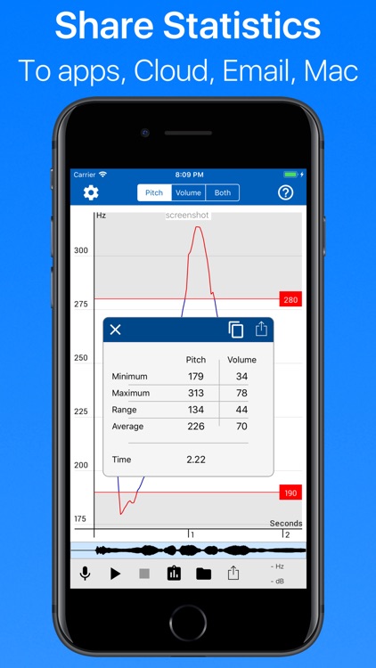 Voice Analyst: pitch & volume screenshot-4