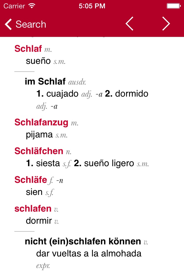 Accio: Spanish-German screenshot 2