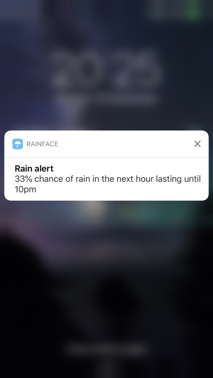 RainFace - Rain Alarms