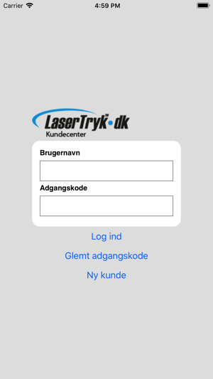 LaserTryk.dk Kundecenter(圖1)-速報App