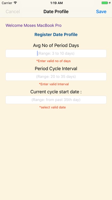 Happy Periods screenshot 2