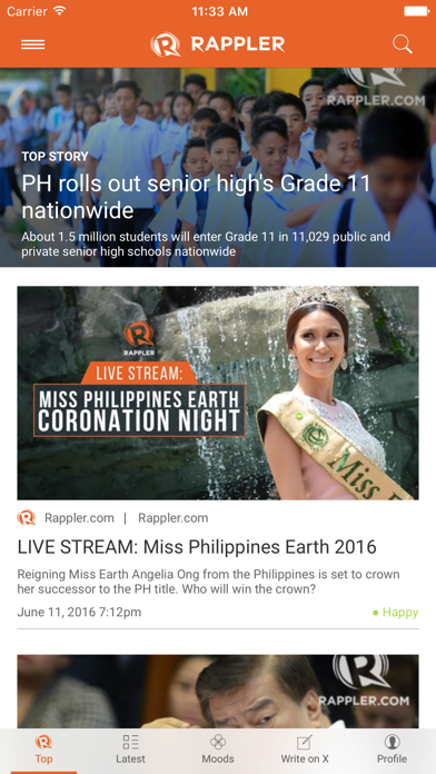Screenshot #1 pour Rappler - News, social media