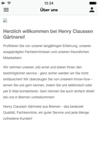 Henry Claussen Gärtnerei screenshot 2