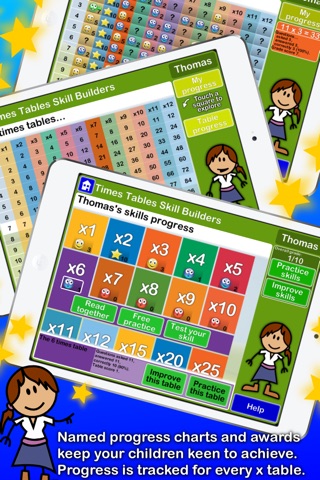 Times Tables Skill Builders screenshot 2