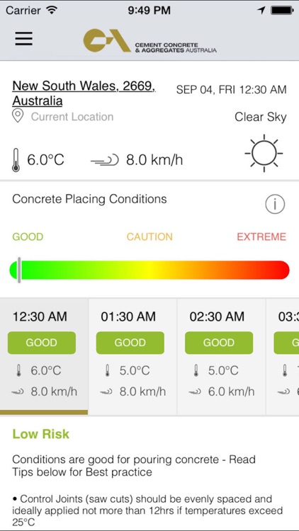 Smart Concreting App