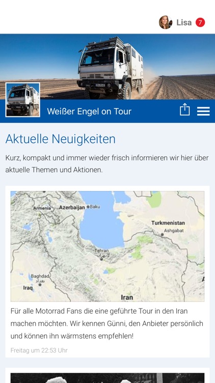 Weißer Engel on Tour