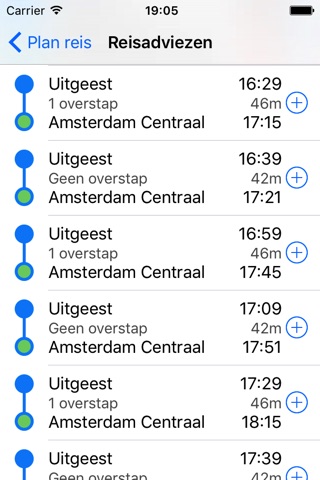 Trein app screenshot 4