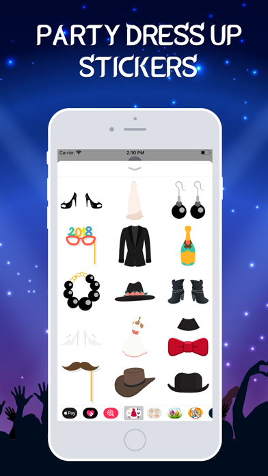 Party Dress Up Emojis screenshot 3