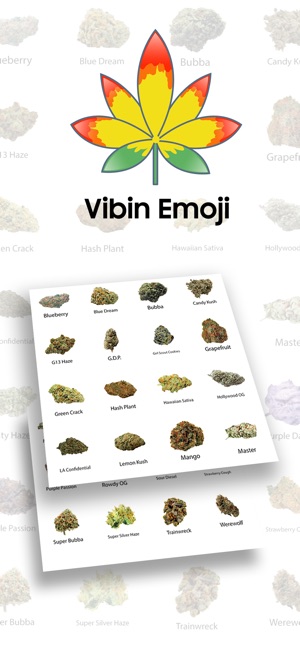 Vibin Weed Emoji Keyboard(圖2)-速報App