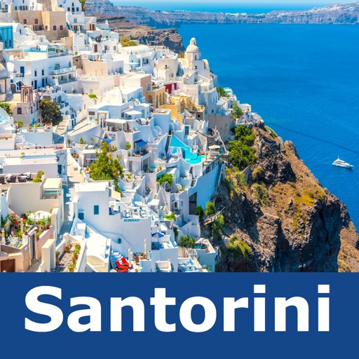 Santorini Travel Map Offline