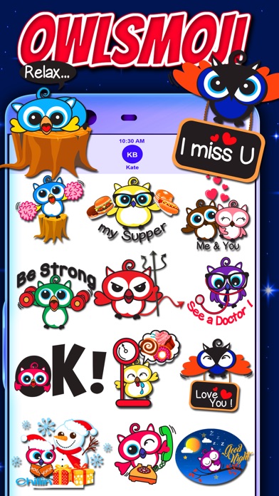 Owlsmoji Fun Stickers screenshot 3