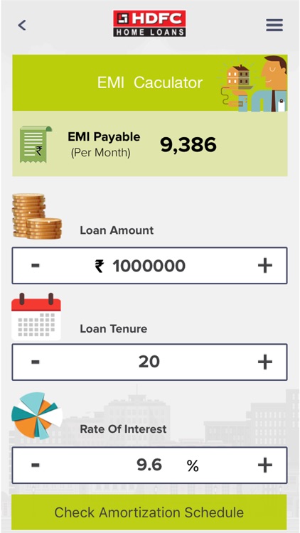 Hdfc Home Loan Emi Chart