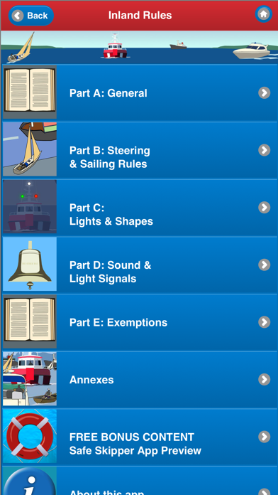 Navigation Rules Inland - for Boating & Sailing Screenshot 2