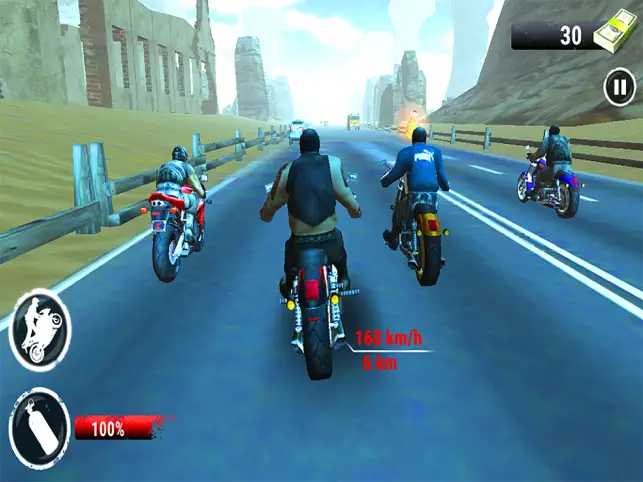 Bike Highway Fight Race Sports, game for IOS