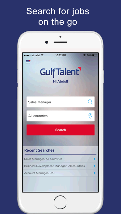 How to cancel & delete GulfTalent - Job Search App from iphone & ipad 1