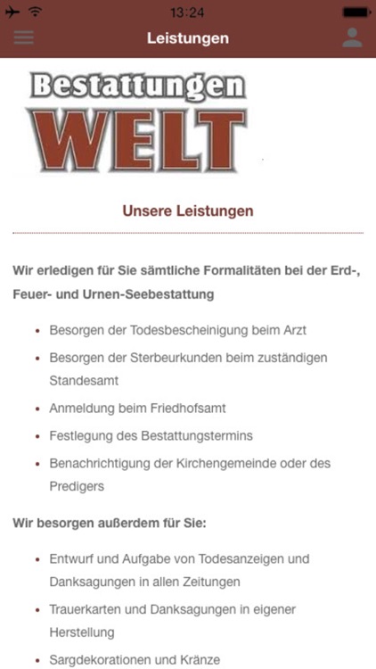 Bestattungen Welt screenshot-3