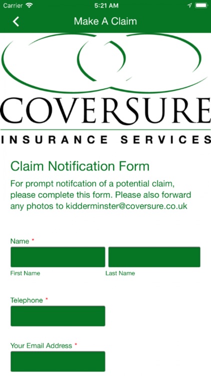 COVERSURE INSURANCE screenshot-3