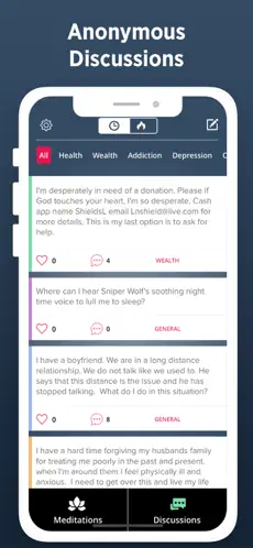 Captura 4 Haven: Anonymous Discussions iphone