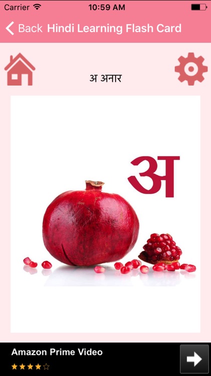 Hindi Learning Flash Card screenshot-3