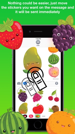 FruitMoji Stickers Pro(圖2)-速報App