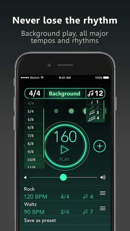 Pro metronome: tap your tempo screenshot-3