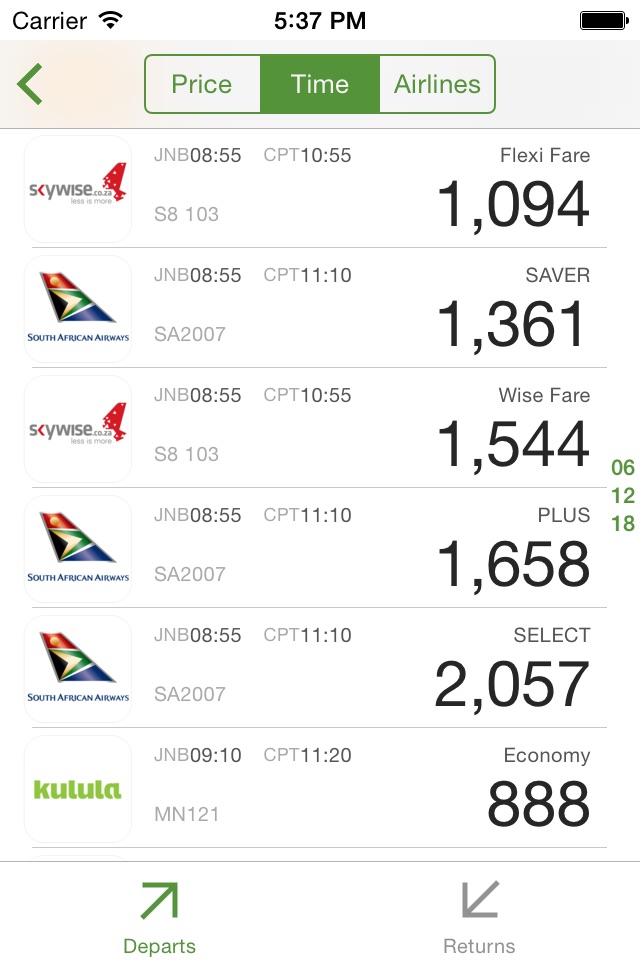 South Africa Flight Lite screenshot 2